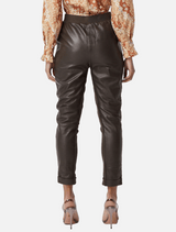 Hemingway Leather Pant - Chocolate