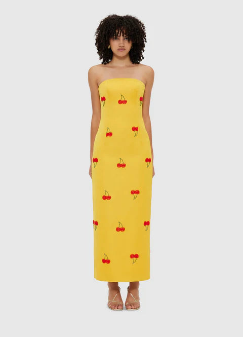 knee length dresses for ladies Leo Lin Lynn Bustier Midi Dress main image 1