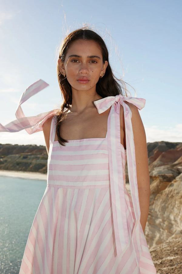 Pippa Dress - Seashell Stripe