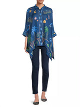 Katia Oversized  Blouse - Del Mar