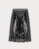 Vanessa Printed Midi  Skirt - Magic