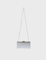 Samantha Slimline Clutch - Silver