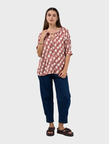 Vision Blouse - Cocoa Multi
