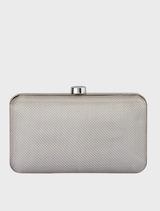 Jen Mesh Clutch - Silver