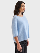 Eliza Tee - Mid Blue