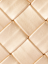 Quinn Woven Clutch - Gold
