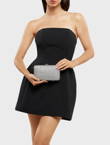 Jen Mesh Clutch - Silver