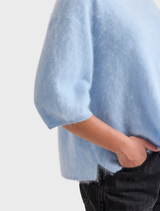 Eliza Tee - Mid Blue