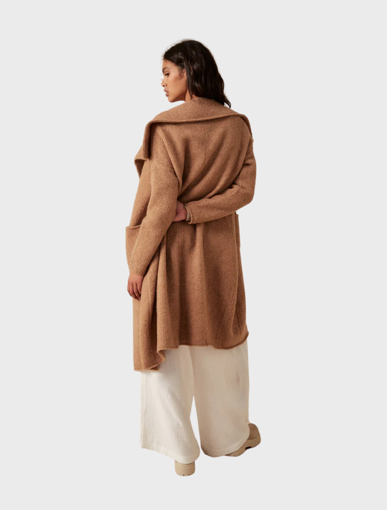 Cacoon Coat - Camel