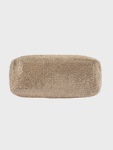 Jessie Crystal Mesh Pouch - Gold