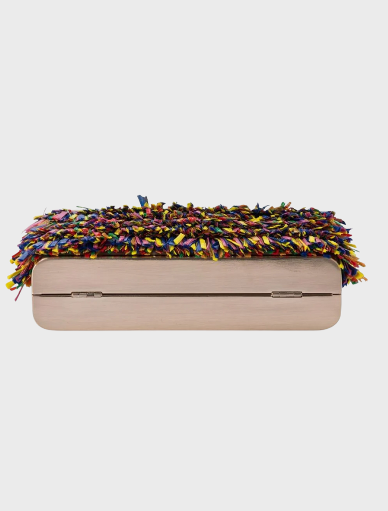 Carlita Carnivale Fringe Clutch Bag - Multi