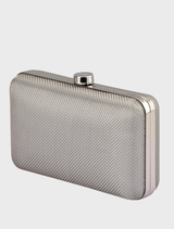 Jen Mesh Clutch - Silver