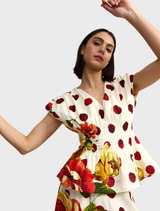 Blair Top - Antique Rose