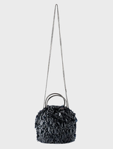 Vera Sequin Top Handle - Black