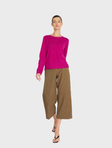 Crew Sweater - Berry