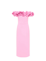 Odetta Midi Dress - Pink