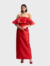 Primrose Dress - Ruby