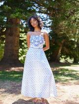 Hattie Dress - Royal /Antique