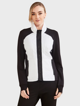 Verge - Idaho Jacket in Black / White
