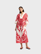 Bridget Dress - Ruby Antique