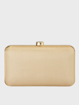 Jen Mesh Clutch - Gold