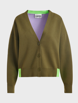Jicolor Cardigan - Olive Martini