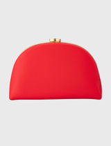 Celeste Curved Clutch - Red