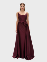Adeline Gown - Wine