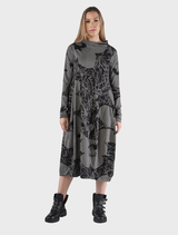 Jersey Dress (364 0905) - Black Print
