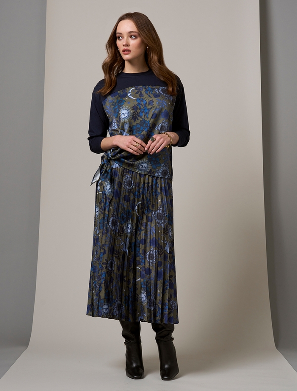 Greenwich Tee - Indigo Multi