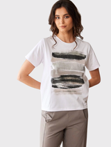 Print T-shirt - White