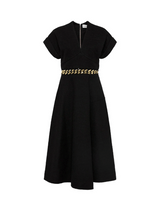 Carine  Midi Dress/ BLACK