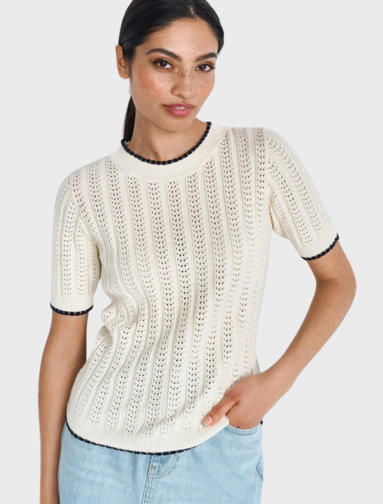 Knitted Shirt - Pearl White