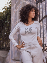 Shirt Rib with Jewellery - Off-White