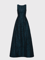 Cascades Gown - Teal