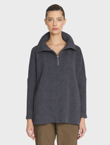 Tube Zip Sweater - Phantom