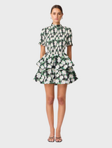 Rosey Short Sleeve Mini Dress - Floral