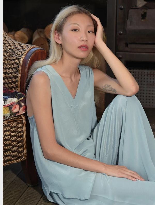 Soul on Fire Top - Powder Blue