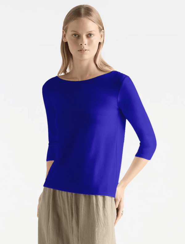 Relaxed Boat Neck - Lapis