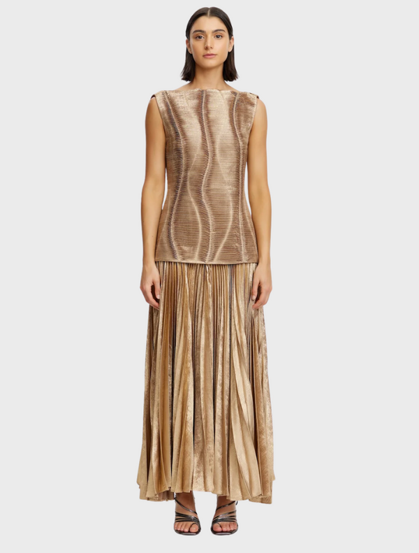 Holden Maxi Dress - Gold Ombre