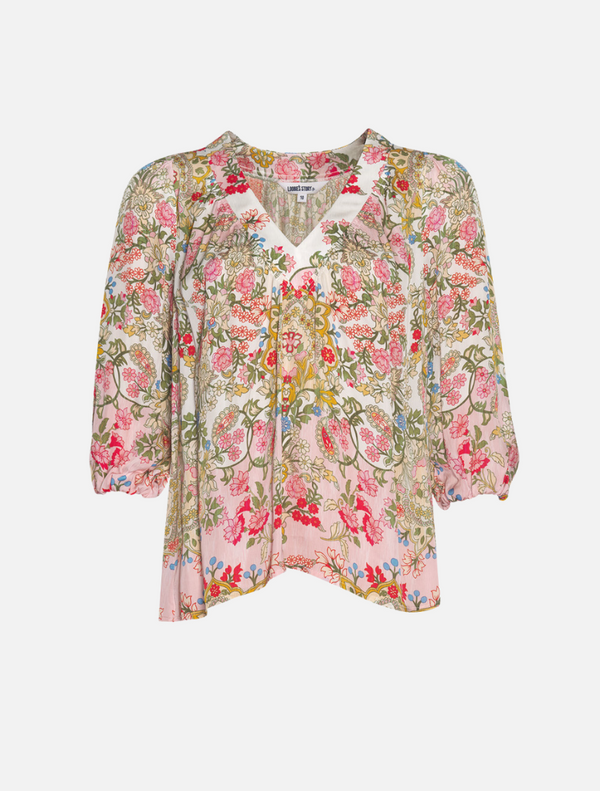 Siena Top - Blush Multi