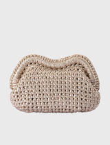 Taylor Crochet Clutch - Gold