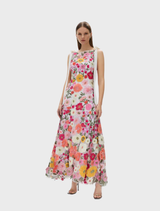Nya Gown - Pink / Orange