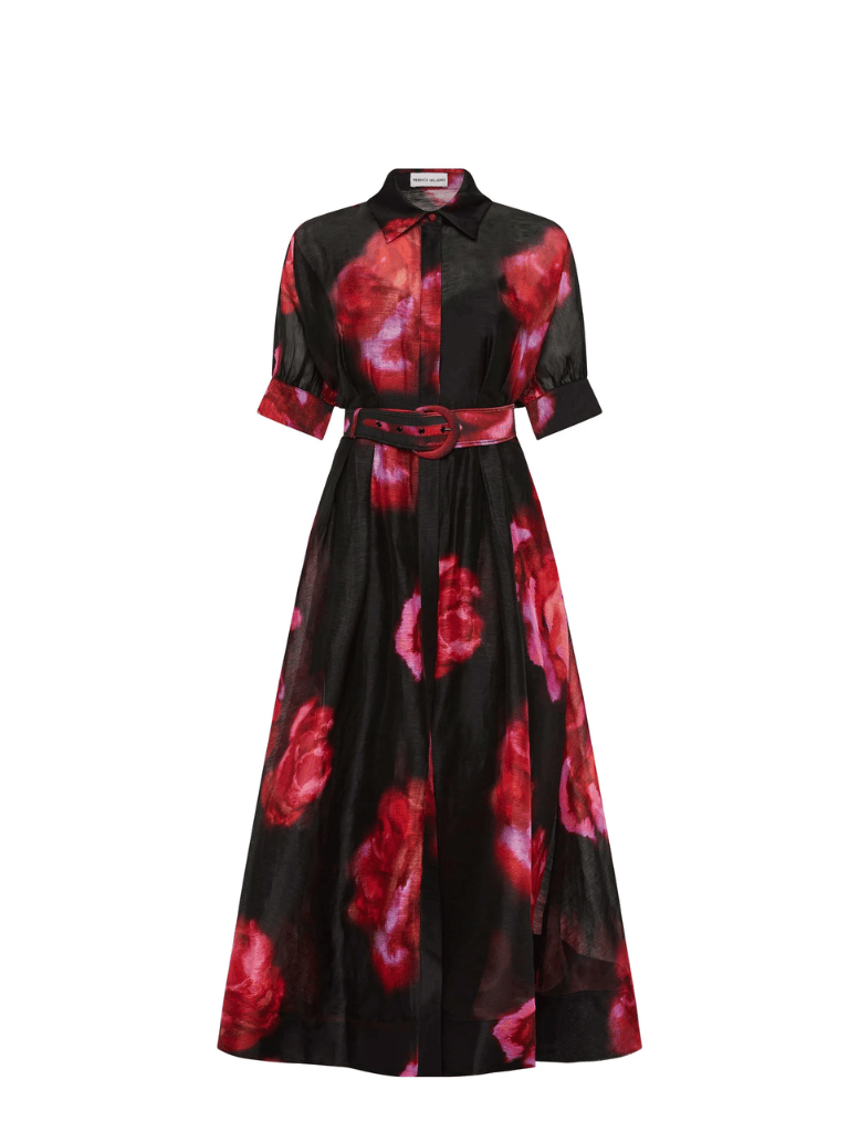 Rosina Midi Dress -Print