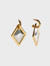 Lusso Earrings - Gold Hoop