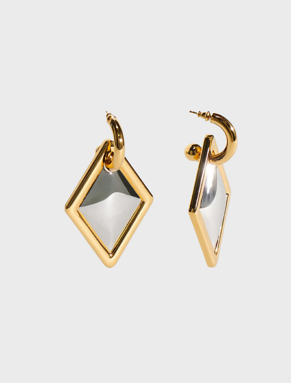 Lusso Earrings - Gold Hoop