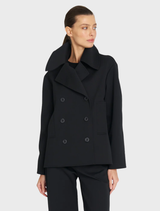 Pea Jacket - Black
