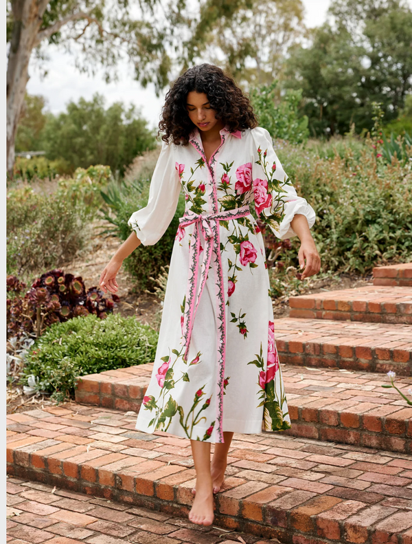 Lucille Dress - Antique Rose