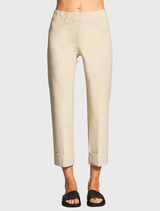 Turn Up Trouser - Sand