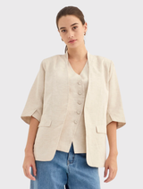 Darling Blazer - Cashew